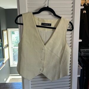 Lioness yellow tuxedo top